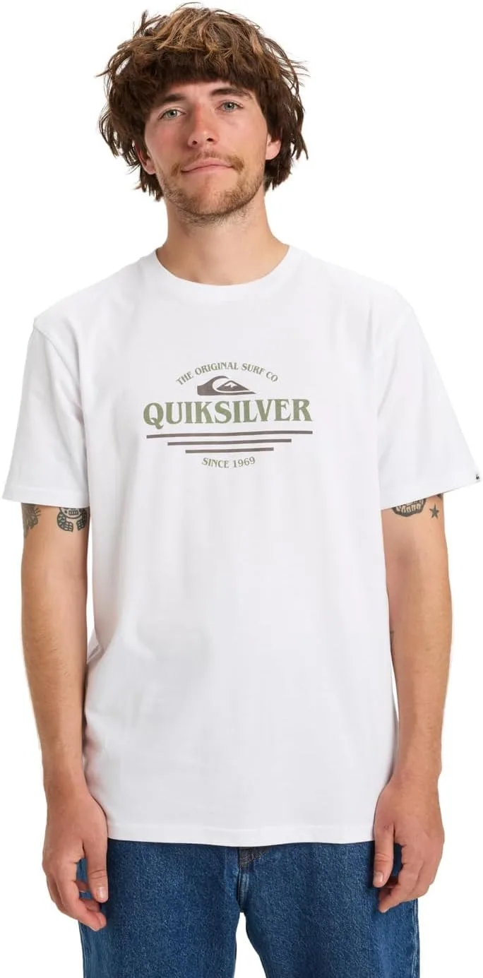Quiksilver ▫️ Camiseta Type Line SS para homem (pacote de 1)