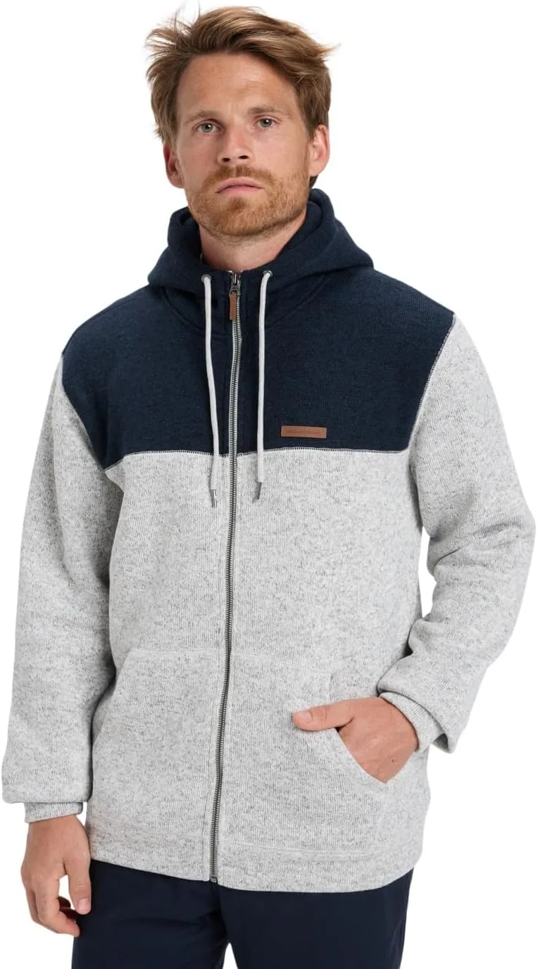 Quiksilver ▫️ Camisola de malha Keller Block Zip para homem