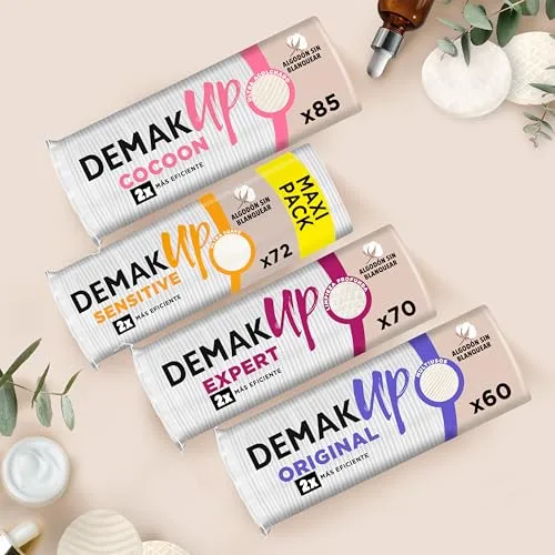 Demak'Up ▫️ Discos Desmaquilhantes Expert Round 6x70 unidades - Sem branqueamento, textura em favo de mel, embalagem de 420 unidades 6
