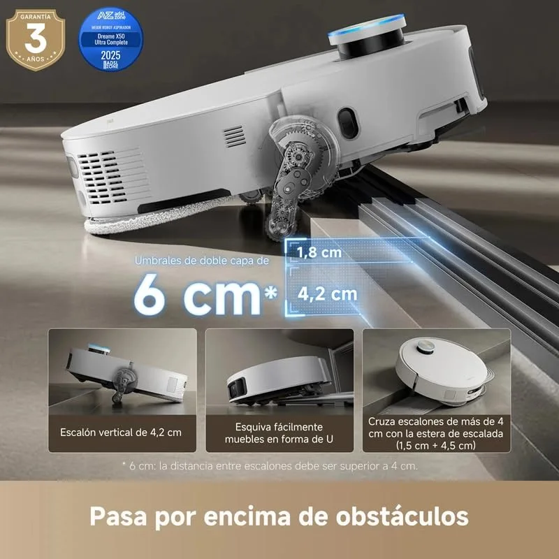 dreame ▫️ Robô aspirador e esfregador de chão X50 Ultra Complete, sucção de 20 000 Pa 2