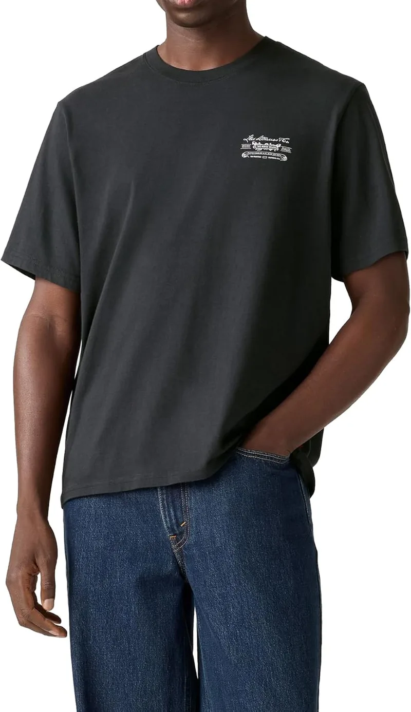 Levi's ▫️ Ss Relaxed Fit Tee T-Shirt para homem, logótipo vintage moderno