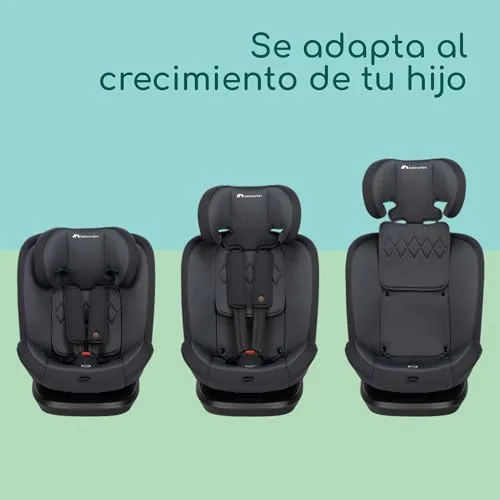 Bebeconfort ▫️ Ever Fix i-Size – Cadeira auto com sistema Isofix, grupo 123, reclinável em 4 posições, com proteções laterais, para crianças dos 15 meses aos 12 anos, Tinted Black 3