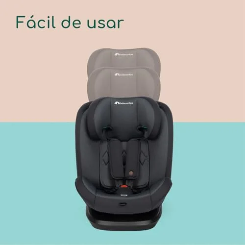 Bebeconfort ▫️ Ever Fix i-Size – Cadeira auto com sistema Isofix, grupo 123, reclinável em 4 posições, com proteções laterais, para crianças dos 15 meses aos 12 anos, Tinted Black 5