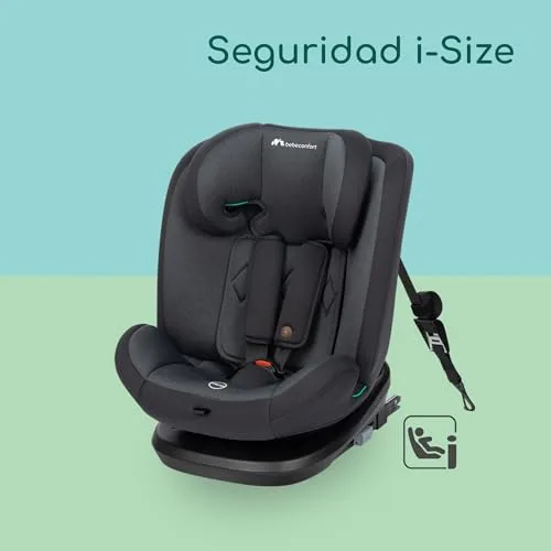 Bebeconfort ▫️ Ever Fix i-Size – Cadeira auto com sistema Isofix, grupo 123, reclinável em 4 posições, com proteções laterais, para crianças dos 15 meses aos 12 anos, Tinted Black 6
