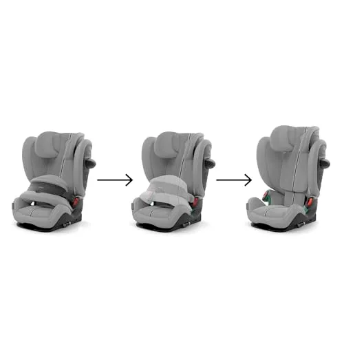 Cybex ▫️ Gold Cadeira auto Pallas G i-Size, 76-150 cm, dos 15 meses aos 12 anos, aprox. 9 a 50 kg, Plus, Pallas G2, cinzento (Mid Grey) 4
