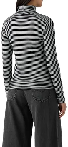 Levi's ▫️ Camisola de gola alta Dreamy, cor bordô, para mulher 2