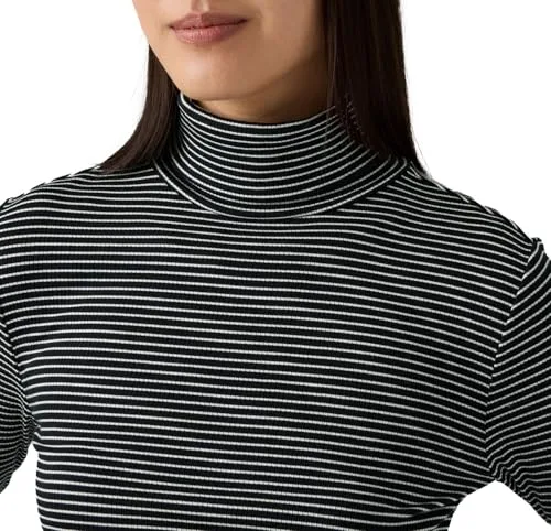 Levi's ▫️ Camisola de gola alta Dreamy, cor bordô, para mulher 4