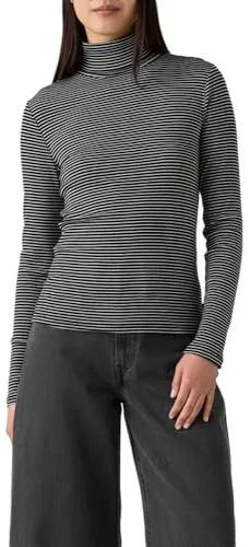 Levi's ▫️ Camisola de gola alta Dreamy, cor bordô, para mulher 6