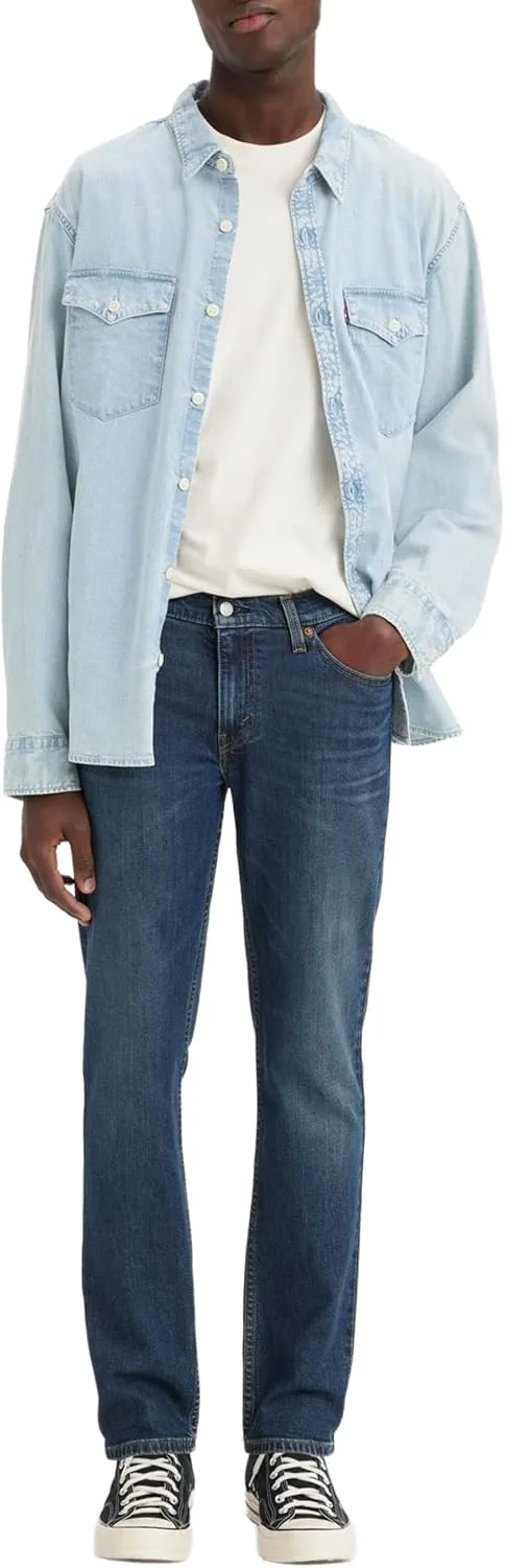 Levi's ▫️ 511 Slim Fit Black Stone - 511 Slim Fit Stretch-continuação Homens