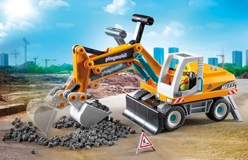 PLAYMOBIL ▫️ Action Heroes | Grande Escavadora | Brinquedos de construção para crianças | Conjunto de Escavadora | para crianças a partir dos 4 anos | 71749 2