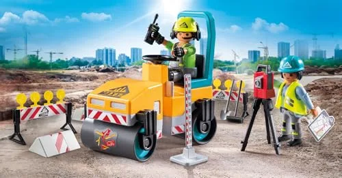 PLAYMOBIL ▫️ Action Heroes | Obras rodoviárias | Brinquedos de construção para crianças | Conjunto de construção | para crianças a partir dos 4 anos | 71751 2