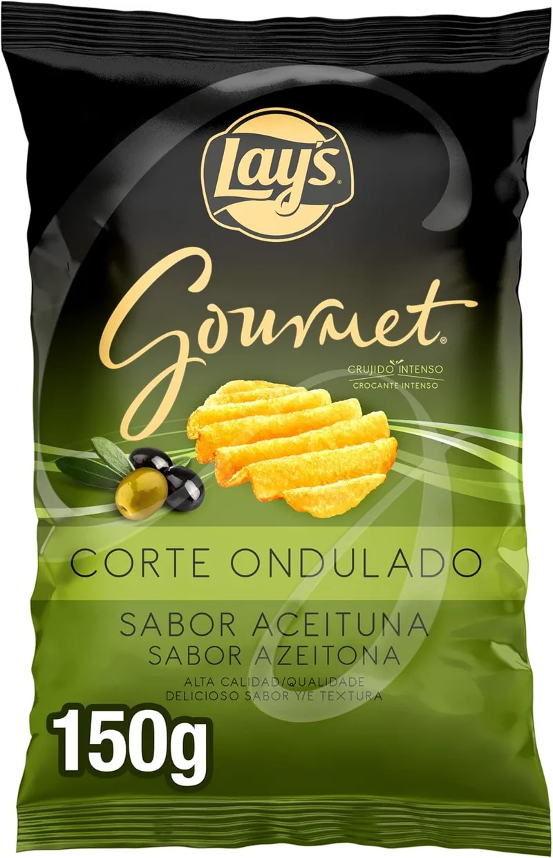 Lay's ▫️ Batatas Fritas Gourmet Azeitona, 150 gramas