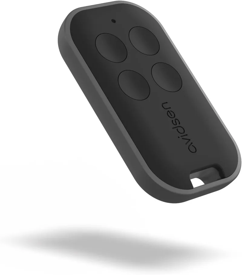 Avidsen ▫️ 114258 - Controlo remoto para motorização de portas 4 botões 433,92 MHz 80 m Campos livres Pilha incluída