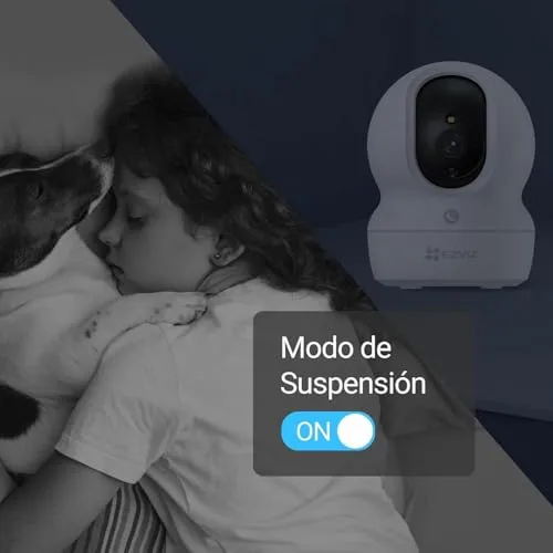 EZVIZ ▫️ 2pk CP1 2K Câmara de vigilância Wi-Fi para interiores com acompanhamento automático, câmara IP doméstica Wi-Fi de 360° para bebés com visão noturna a cores, deteção de pessoas, comunicação bidirecional, compatível com 512 GB 7