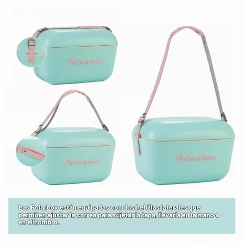 Polarbox ▫️ CoolerBag 20L Verde Lima - Pop com Alça Malva 5