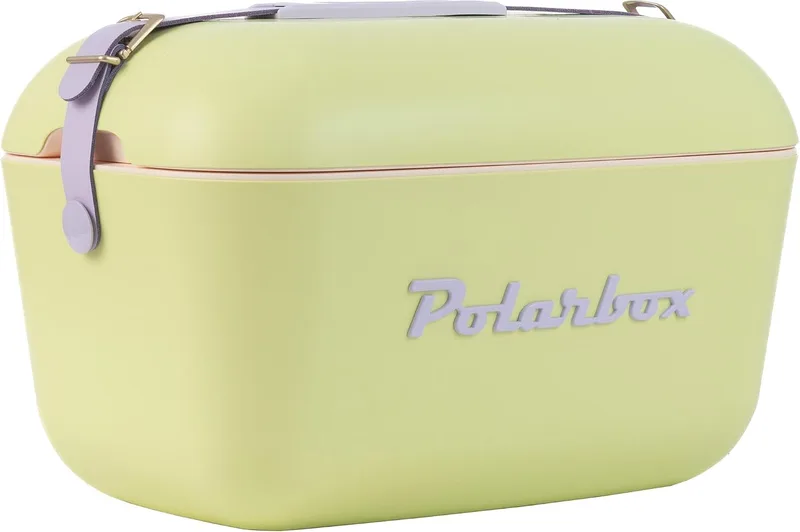Polarbox ▫️ CoolerBag 20L Verde Lima - Pop com Alça Malva