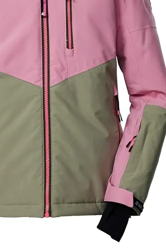 killtec ▫️ Ksw 207 Grls Ski Jckt Casaco de esqui/casaco funcional com capuz e proteção contra a neve para meninas 4