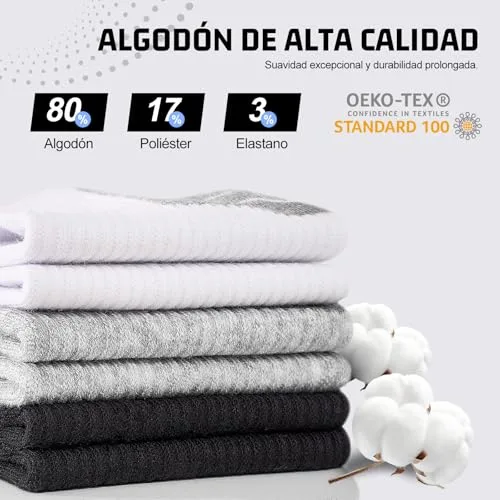 Effeet ▫️ Meias curtas para homem e mulher, 10/20 pares, algodão 6