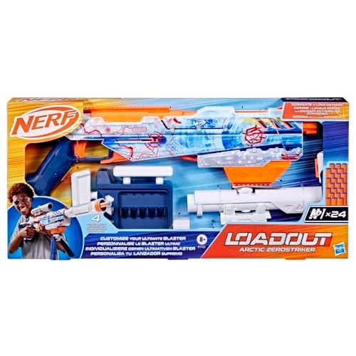Nerf ▫️ Equipamento Lançador Arctic Zerostriker e Dardos N1 3