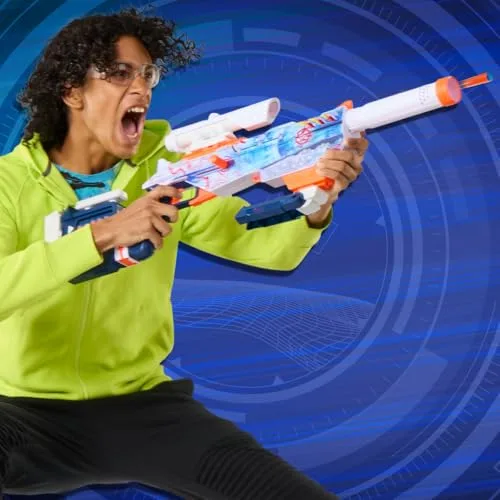 Nerf ▫️ Equipamento Lançador Arctic Zerostriker e Dardos N1 5
