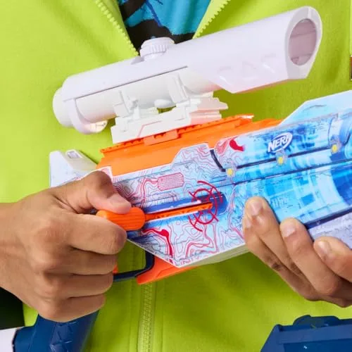 Nerf ▫️ Equipamento Lançador Arctic Zerostriker e Dardos N1 6