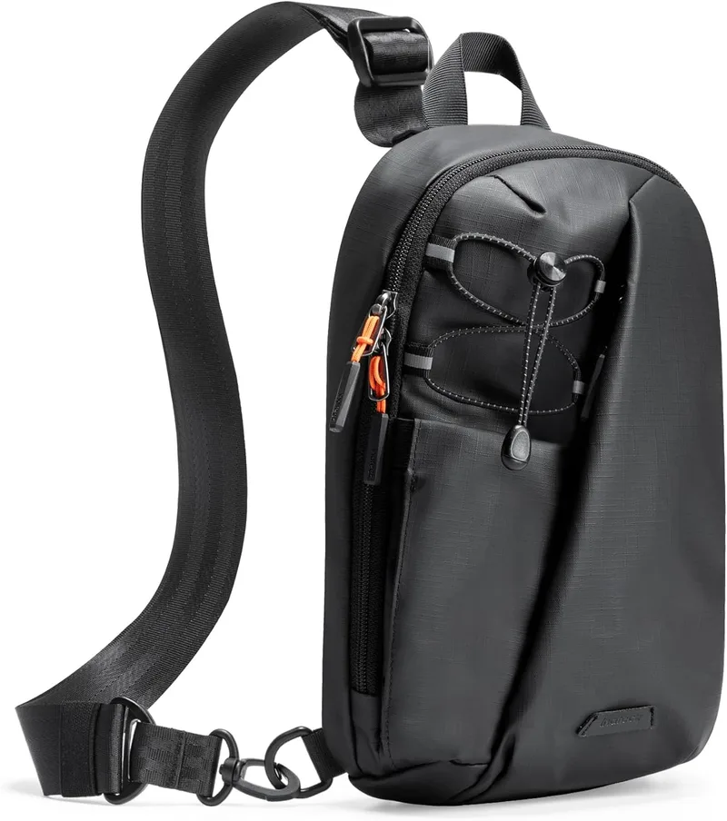Inateck ▫️ Sling Bag X-Row com bloqueio RFID, bolsa de funda leve para homens e mulheres, resistente a salpicos, para caminhadas, viagens, caminhadas, passeios