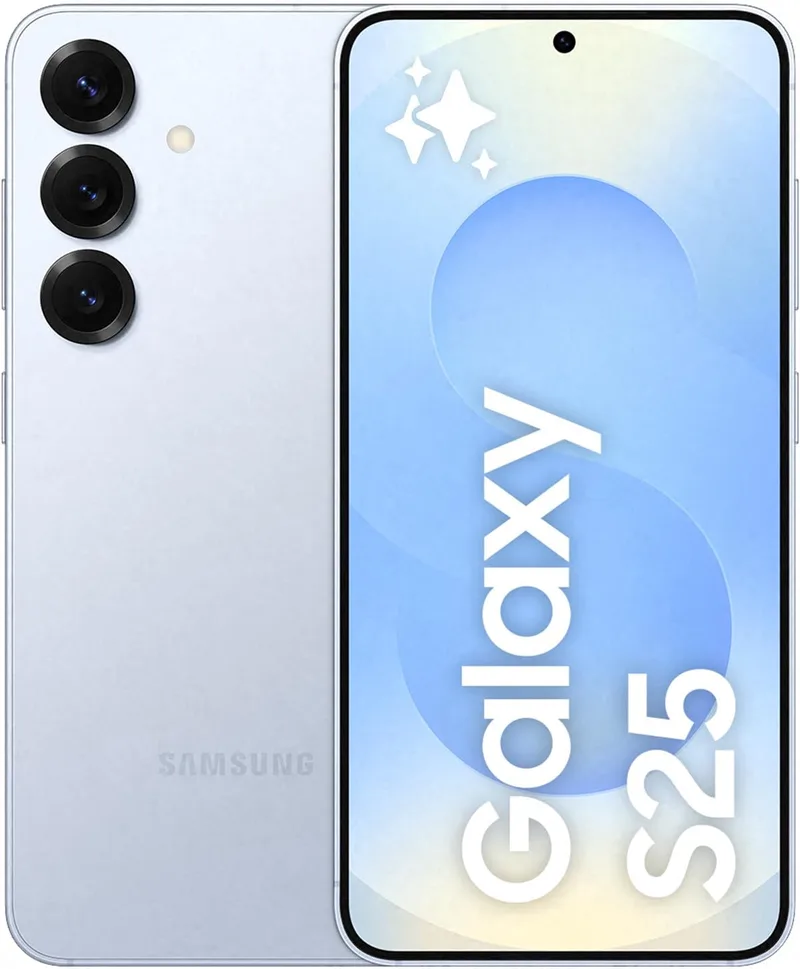 Samsung ▫️ Telemóvel Galaxy S25 de 512 GB com IA, Galaxy AI, 12 GB de RAM, câmara de 50 MP, Dual SIM, IP68, garantia do fabricante de 3 anos + 1 ano extra, cor azul (versão espanhola)