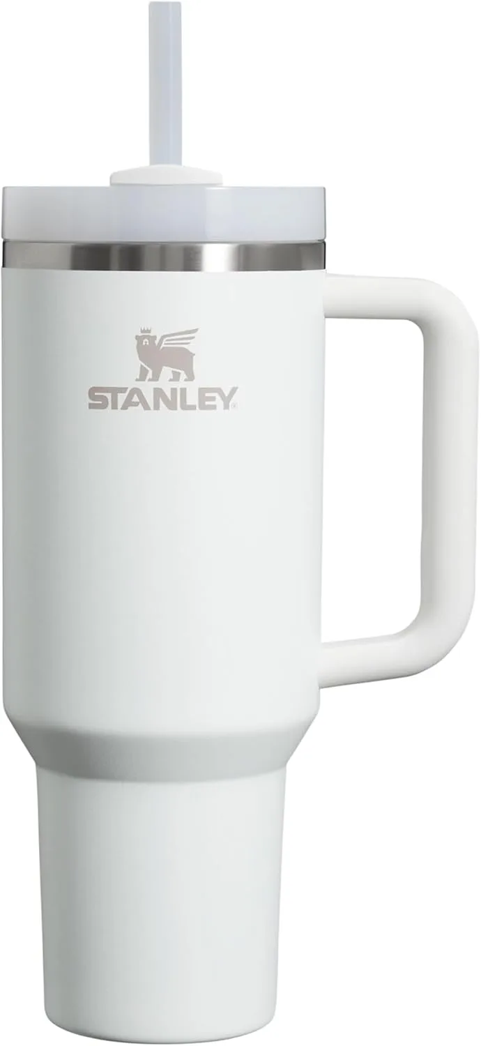 STANLEY ▫️ 1913 Quencher H2.0 FlowState Tumbler 1,2 L - Garrafa térmica que mantém o frio durante 11 horas - Mantém o gelo durante 48 horas - Garrafa de água em aço inoxidável - Copo térmico - Copo térmico sem BPA - Frost