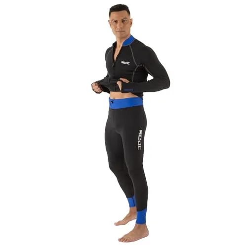 SEAC ▫️ Lover - Casaco de neoprene superelástico de manga comprida com fecho frontal para mergulho, natação, surf, canoagem e desportos aquáticos 3