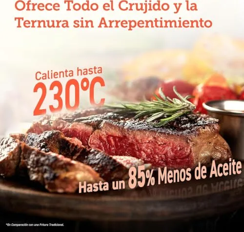Cosori ▫️ Fritadeira de ar quente resistente, 4,7 L, 9 modos, máx. 230 °C, silenciosa 3