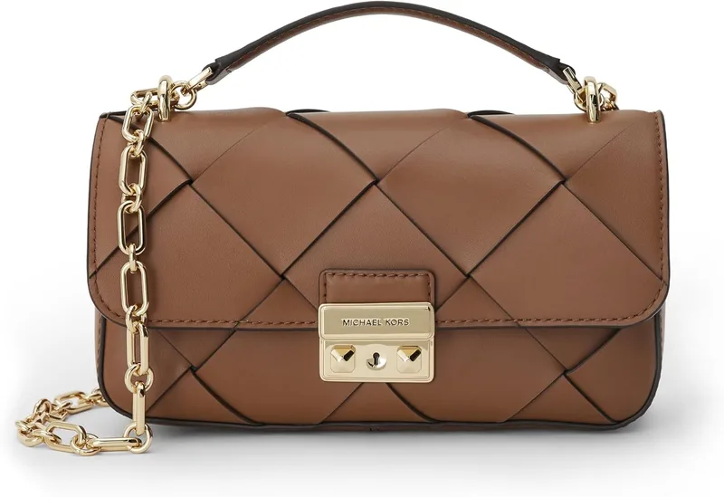 Michael Kors ▫️ SM Conv Chain Shldr, Mala de mão para mulher, Tamanho único