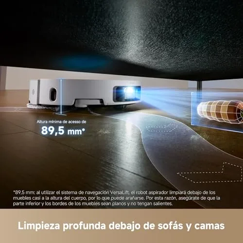 dreame ▫️ L50 Pro Ultra – Aspirador e esfregador robótico, 19 500 Pa, autolimpeza do esfregão, deteção inteligente de obstáculos, limpeza com água quente a 75°, aspirador robótico com câmara para animais de estimação 2