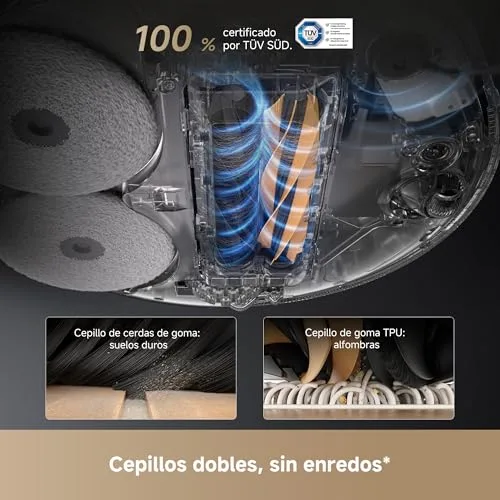 dreame ▫️ L50 Pro Ultra – Aspirador e esfregador robótico, 19 500 Pa, autolimpeza do esfregão, deteção inteligente de obstáculos, limpeza com água quente a 75°, aspirador robótico com câmara para animais de estimação 3