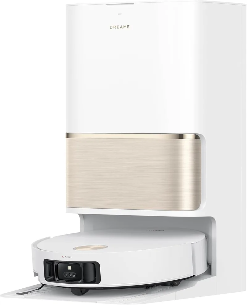 dreame ▫️ Robô Aspirador e Esfregador L50 Pro Ultra, 19 500 Pa, Autolimpeza do Pano, Detecção Inteligente de Obstáculos, Limpeza com Água Quente a 75°, Robô Aspirador com Câmara para Animais de Estimação