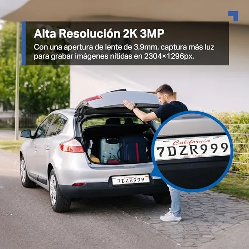 Tapo ▫️ C51A - Câmara de vigilância Wi-Fi para exterior com visão de 360º, 2K 3MP, deteção por IA 4