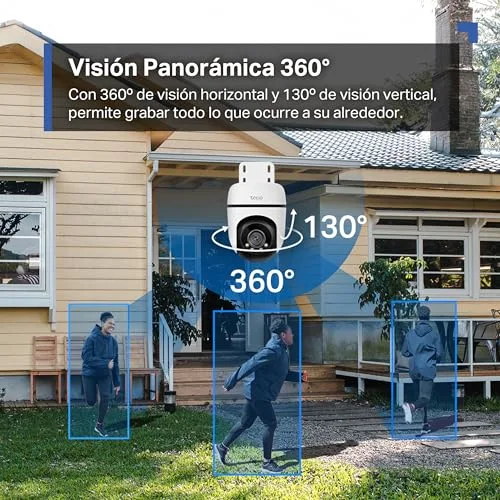 Tapo ▫️ C51A - Câmara de vigilância Wi-Fi para exterior com visão de 360º, 2K 3MP, deteção por IA 7