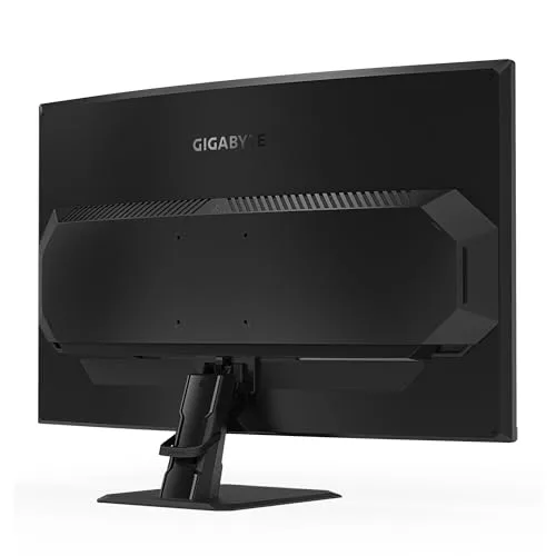 Gigabyte Technology ▫️ Monitor curvo para jogos GIGABYTE GS32QCA de 31,5" com resolução QHD - 2560 x 1440, 180 Hz, 1 ms, 250 cd/m², FreeSync, compatível com HDR, HDMI 2.0, DisplayPort 1.4 4