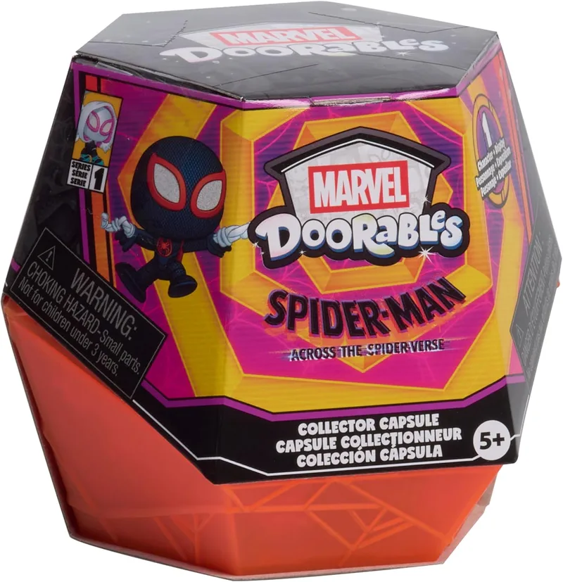 Just Play ▫️ Figuras de Brinquedo Marvel™ Doorables Spider-Verse Collector Capsule, de 3,8 cm, Brinquedos para crianças a partir dos 5 anos | Meninos e meninas a partir dos 5 anos