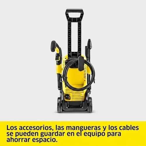 KÄRCHER ▫️ Hidrolavadora K 3 FJ Home, pressão: máx. 120 bar, inclui bocal de espuma para uma espuma com boa aderência e potência máxima para dissolver a sujidade, e compatível com HomeKit, amarela 4