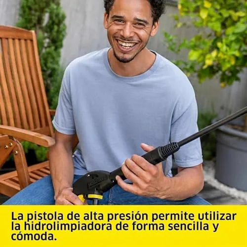 KÄRCHER ▫️ Hidrolavadora K 3 FJ Home, pressão: máx. 120 bar, inclui bocal de espuma para uma espuma com boa aderência e potência máxima para dissolver a sujidade, e compatível com HomeKit, amarela 5