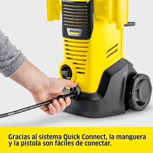 KÄRCHER ▫️ Hidrolavadora K 3 FJ Home, pressão: máx. 120 bar, inclui bocal de espuma para uma espuma com boa aderência e potência máxima para dissolver a sujidade, e compatível com HomeKit, amarela 6