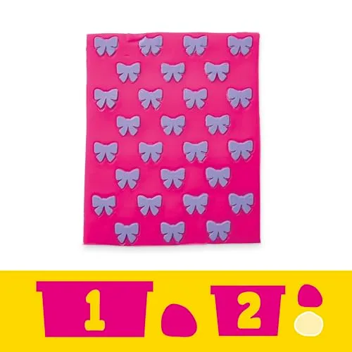 Play-Doh ▫️ Barbie, Conjunto de boneca com folhos e laços 7