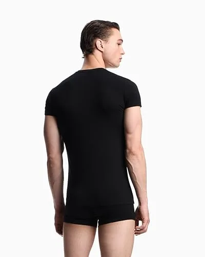Emporio Armani ▫️ Camisola Megalogo + Calções de banho justos para homem 4