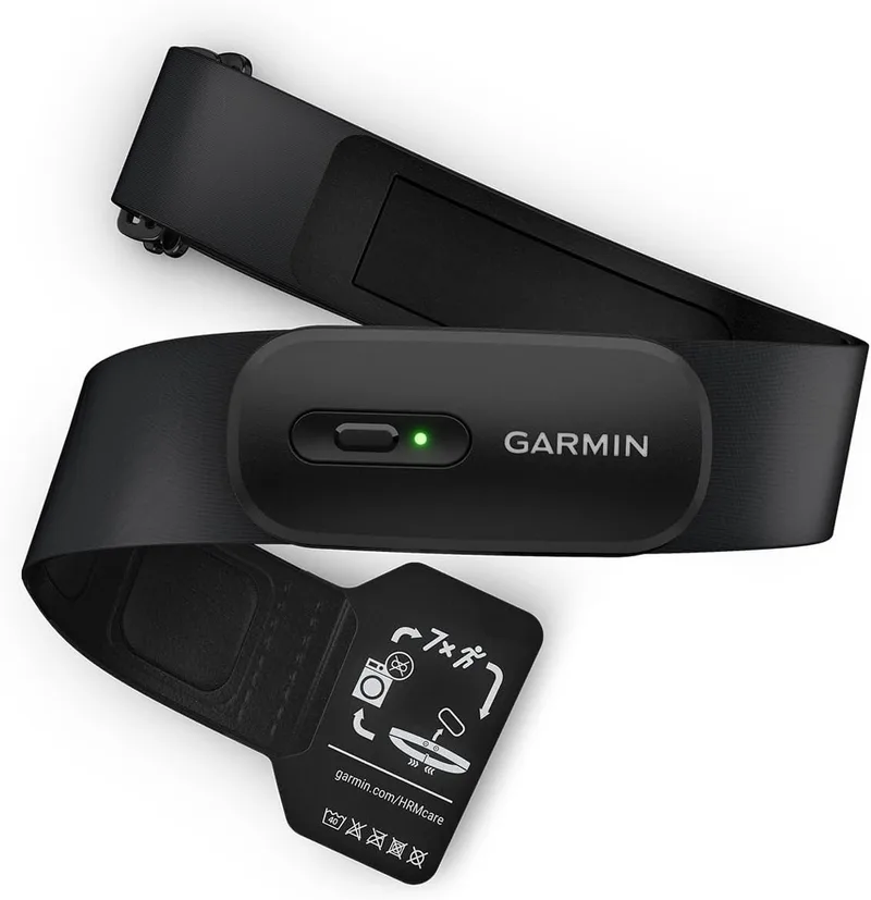 Garmin HRM-200, monitor do ritmo cardíaco, resistente à água, correia lavável à máquina, correia ajustável para garantir um ajuste ideal, autonomia da pilha até 1 ano, tamanho M-XL
