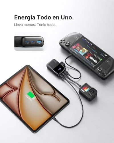 INIU ▫️ Power Bank de 10 000 mAh, Ultra Mini com Carregamento Rápido de 45 W, Bateria Externa 4