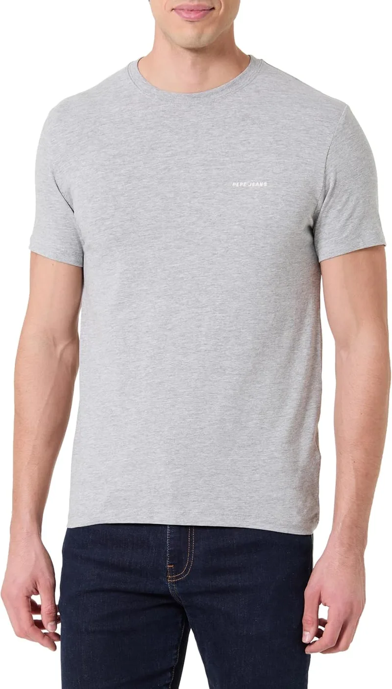 Pepe Jeans ▫️ T-Shirt M Basic Logo Stretch para homem