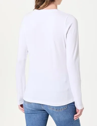 Pepe Jeans ▫️ Camisola de manga comprida W Basic Stretch Logo para mulher 3