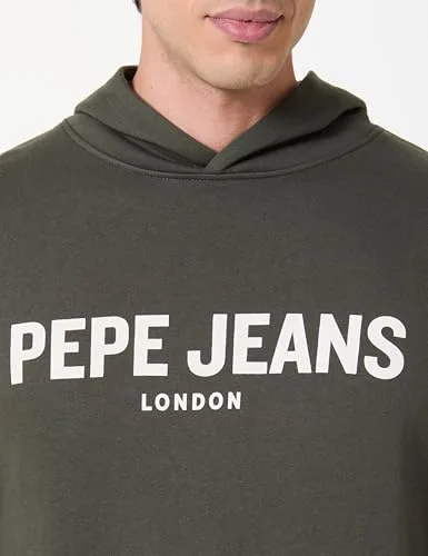 Pepe Jeans ▫️ M Camisola com capuz e logótipo grande para homem 2