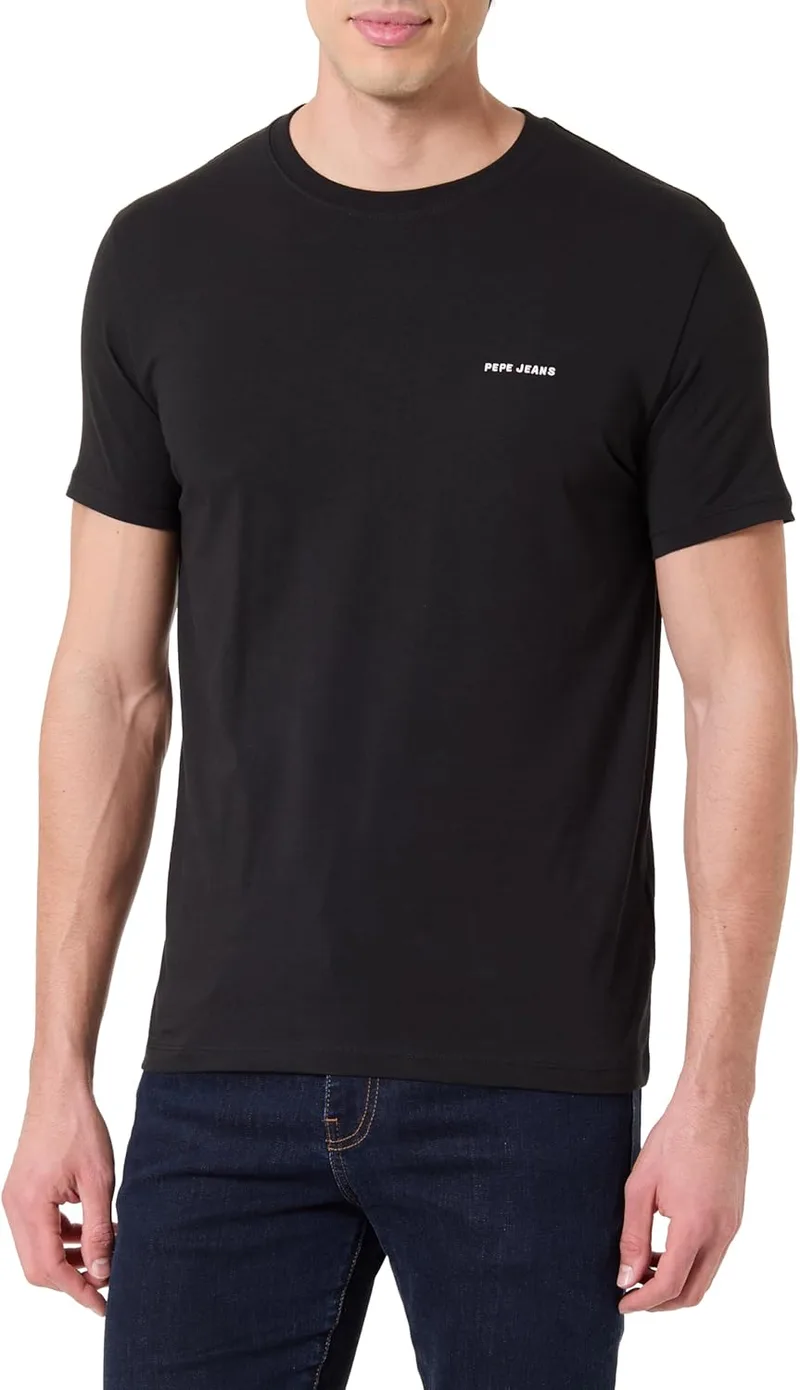 Pepe Jeans ▫️ T-Shirt M Basic Logo Stretch para homem
