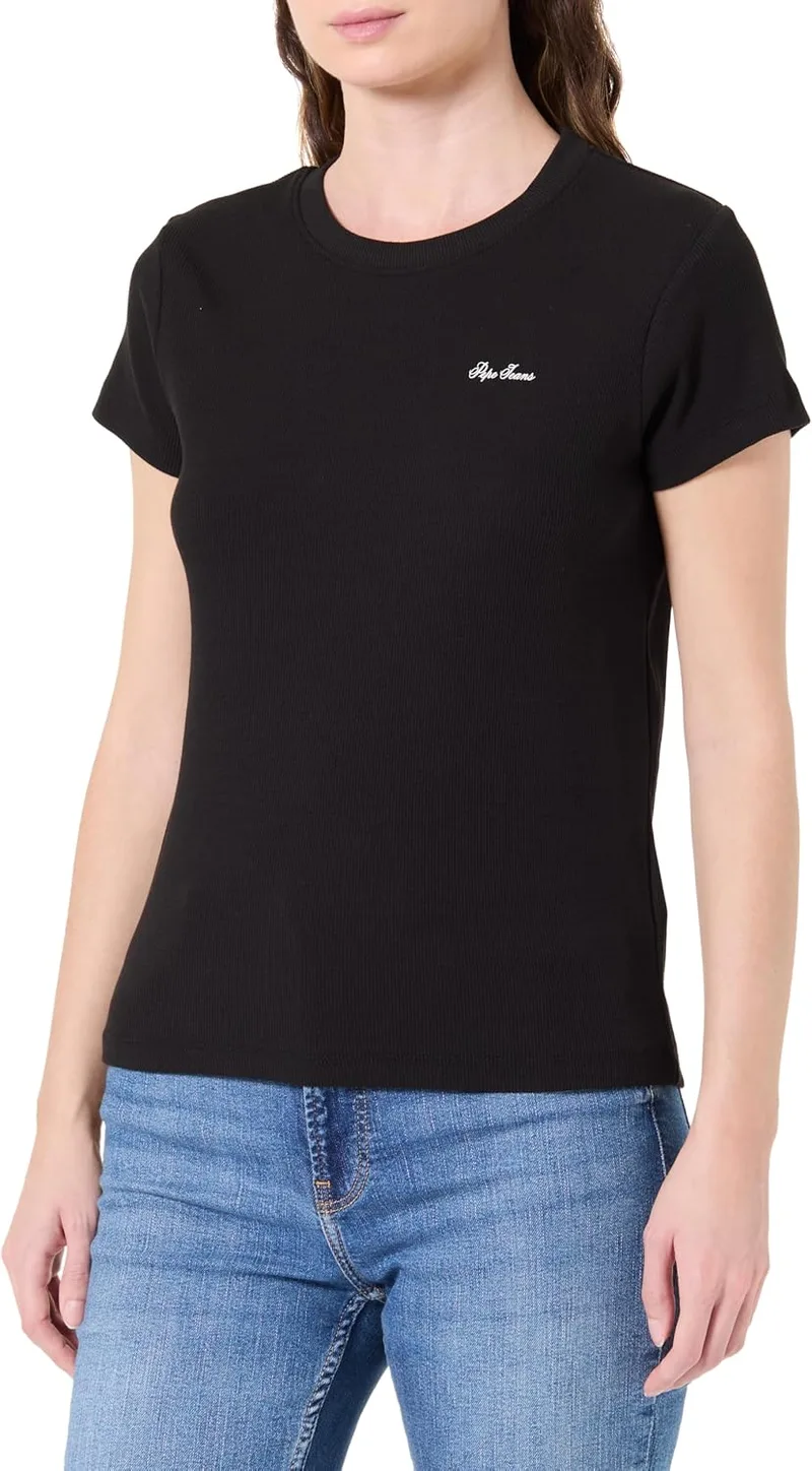 Pepe Jeans ▫️ Camisola de manga curta W Basic Rib para mulher